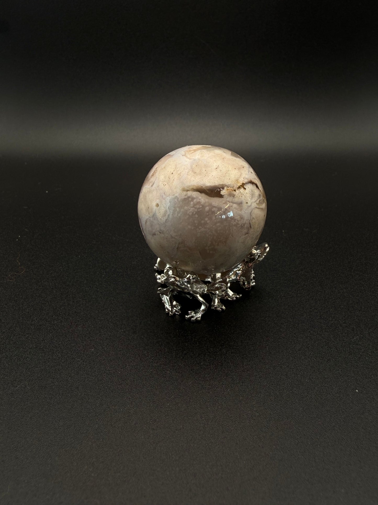 Flower Agate Sphere 8
