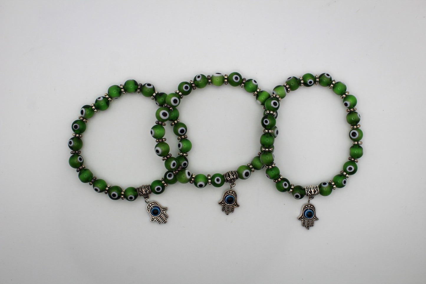 Green Evil Eye Bracelet