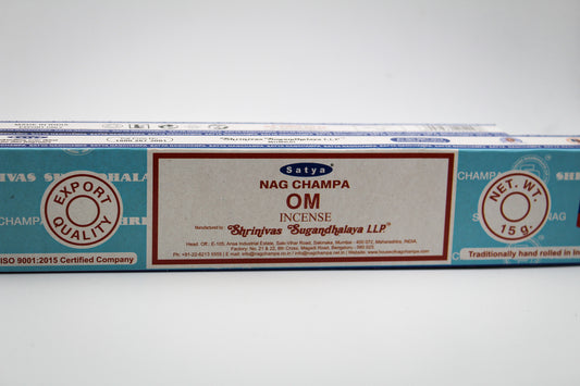OM incense package.