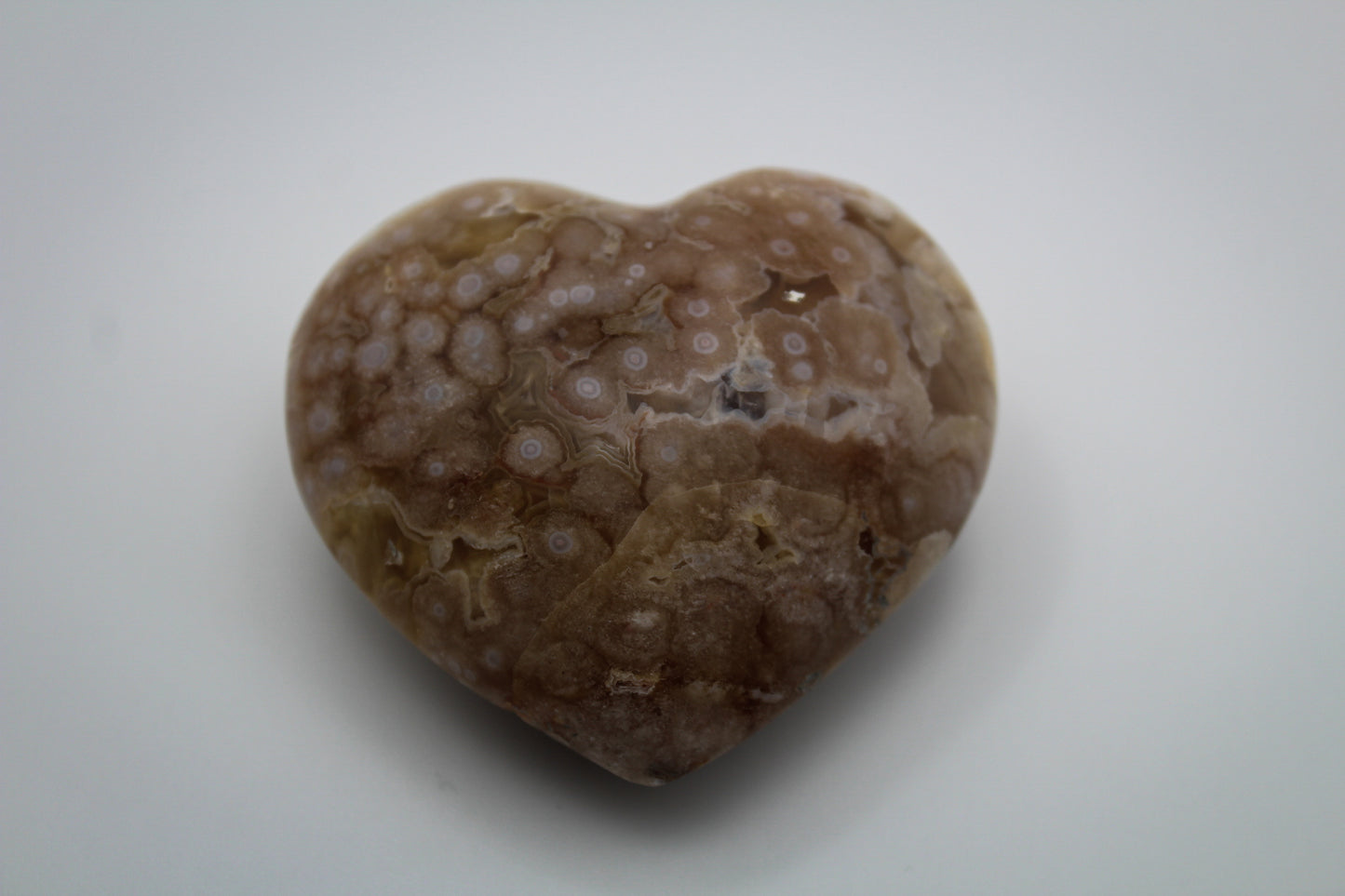 Flower Agate Heart 2