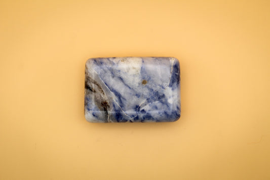 Afghanite rectangle soap-shaped stone.