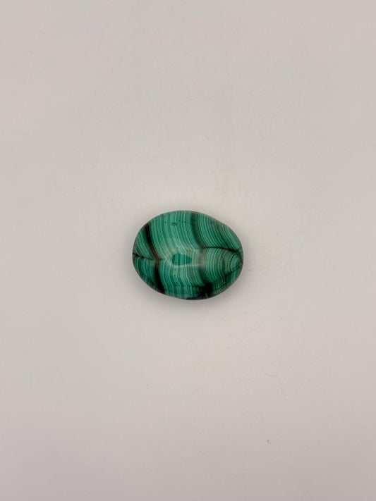 Vibrant green malachite pillow.