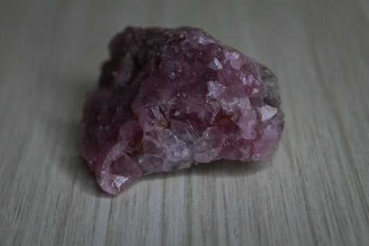 A raw cobalt calcite specimen