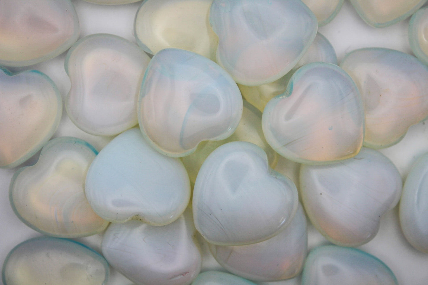 Opalite hearts.