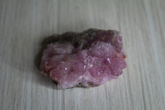 A raw cobalt calcite specimen