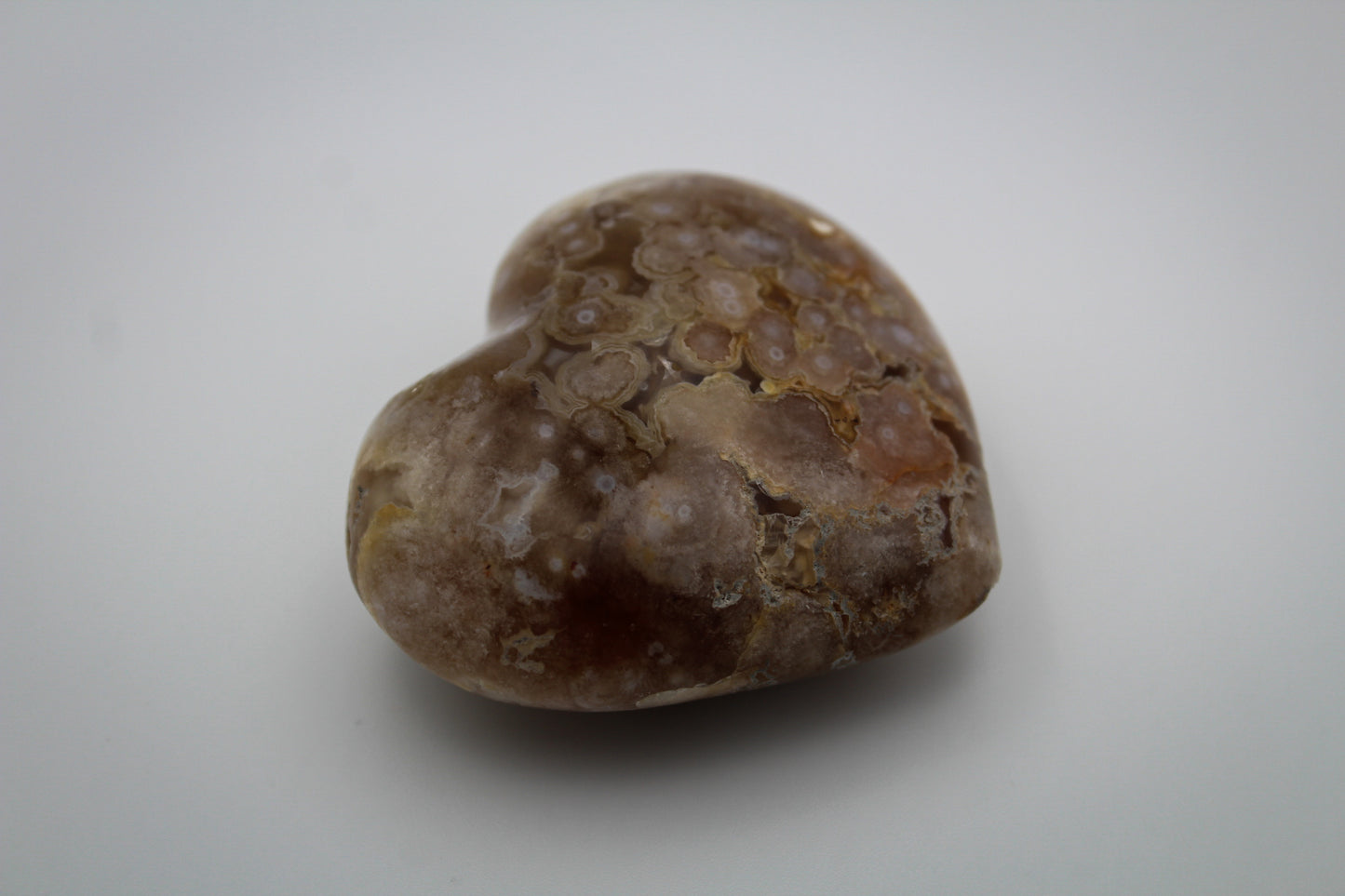 Flower Agate Heart 2