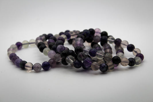 Purple Fluorite Bracelet