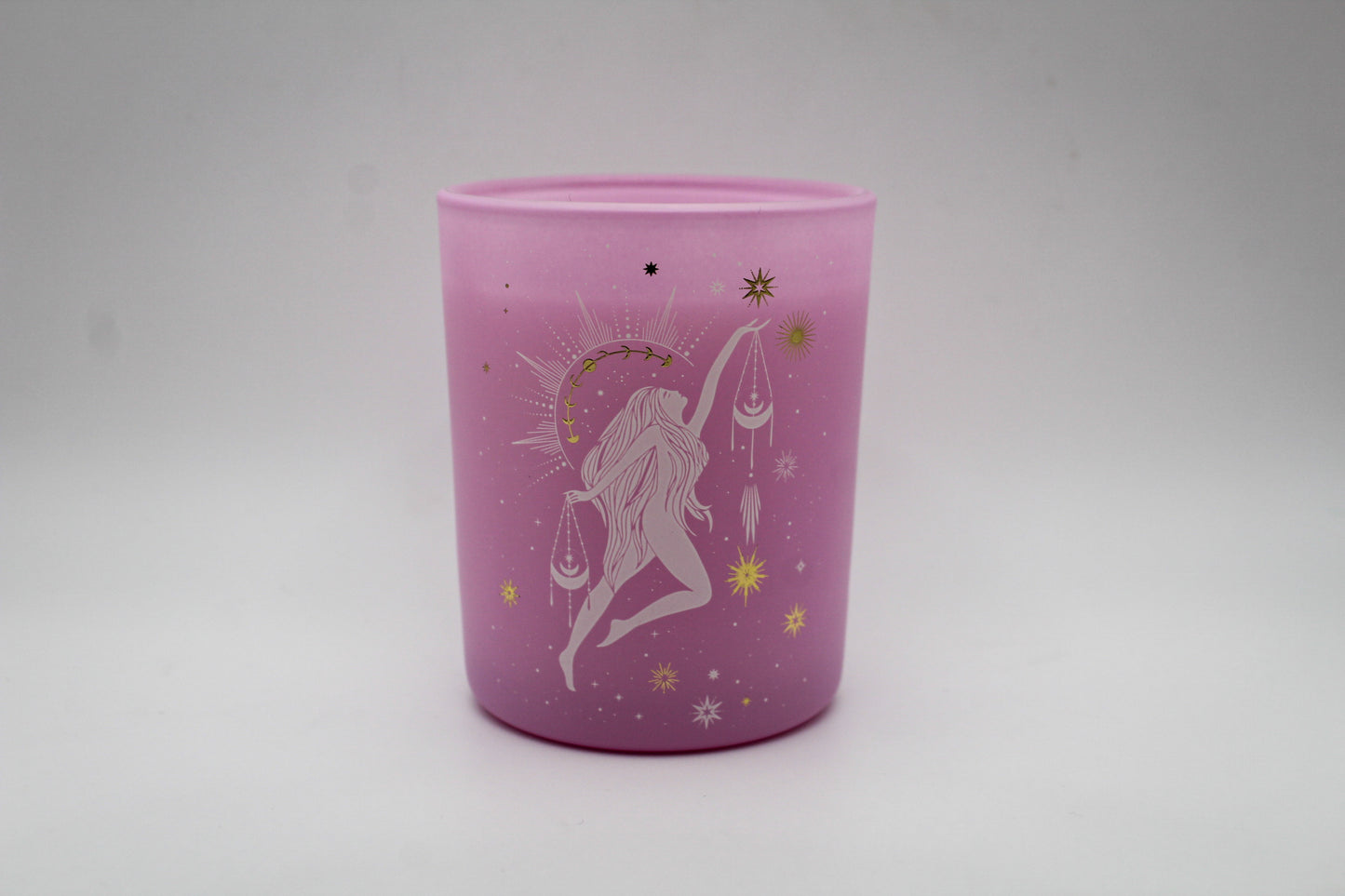 Libra zodiac candle.
