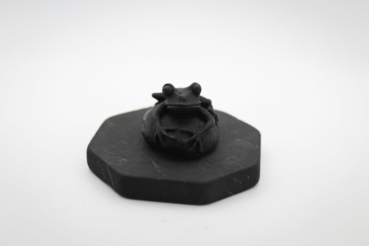 Shungite Frog On Pebble