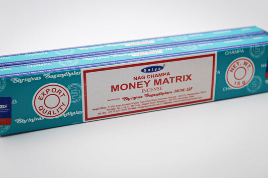 Money Matrix incense sticks.