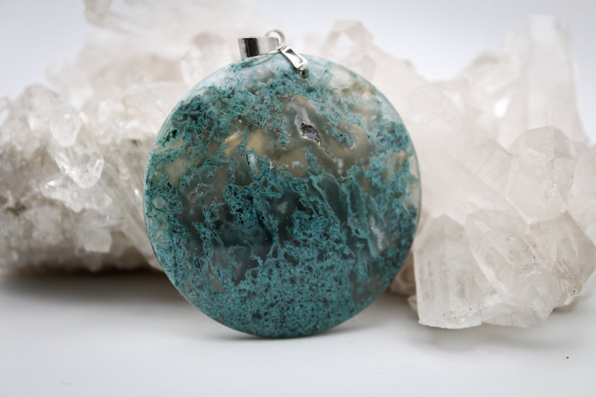 Moss Agate Pendant