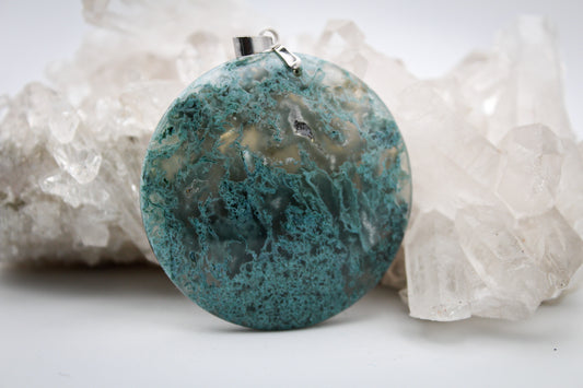 Moss Agate Pendant