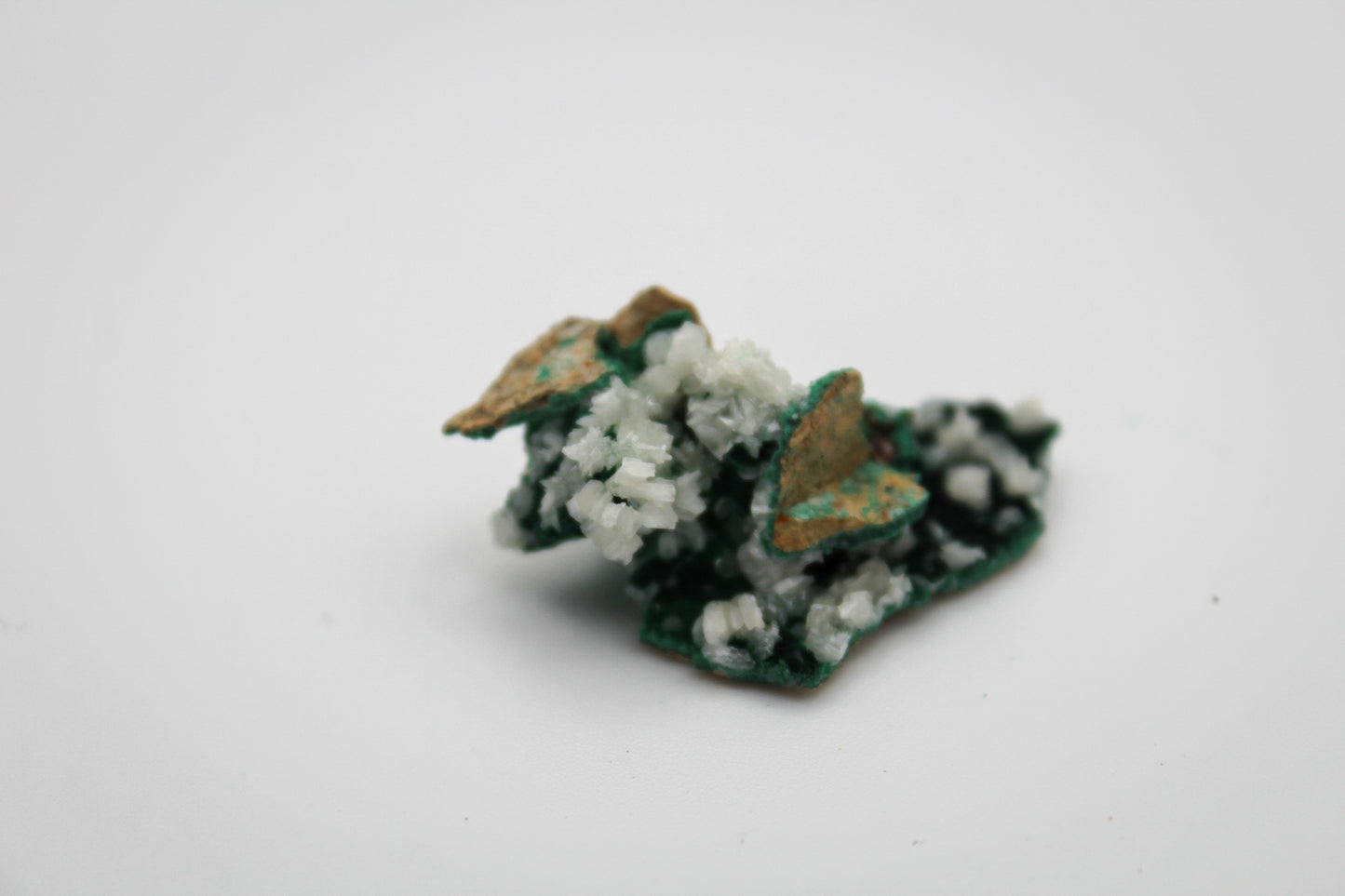 Raw velvet malachite specimen