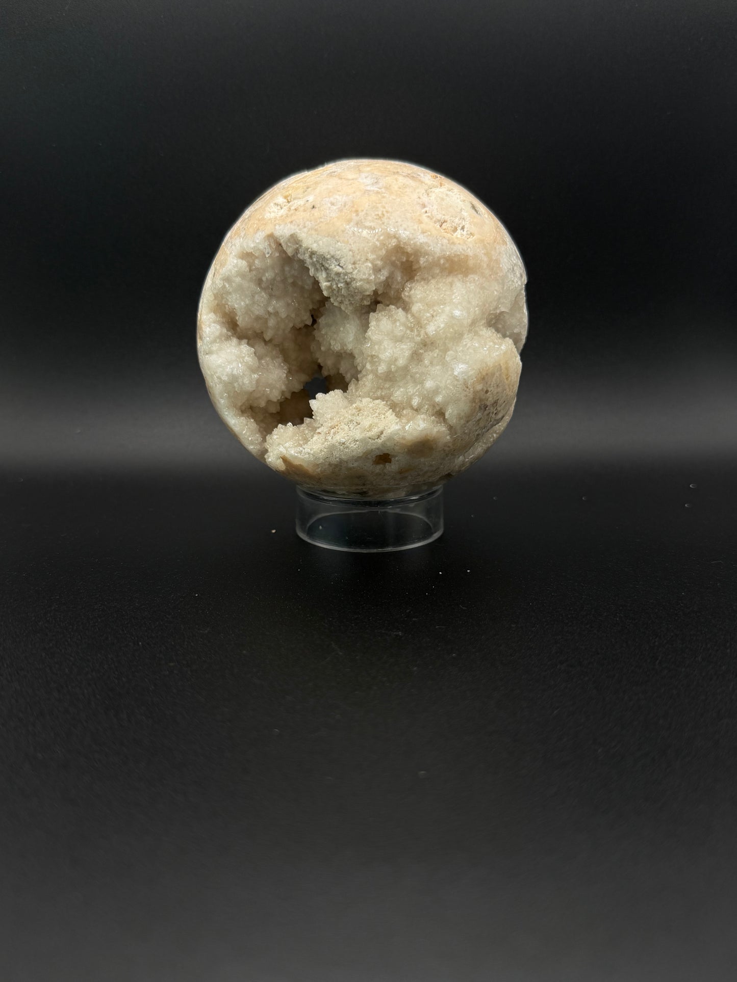 Sphere shaped calcite crystal.