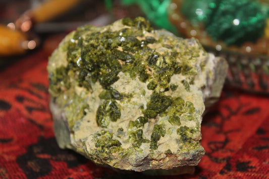 large piece of epidote.