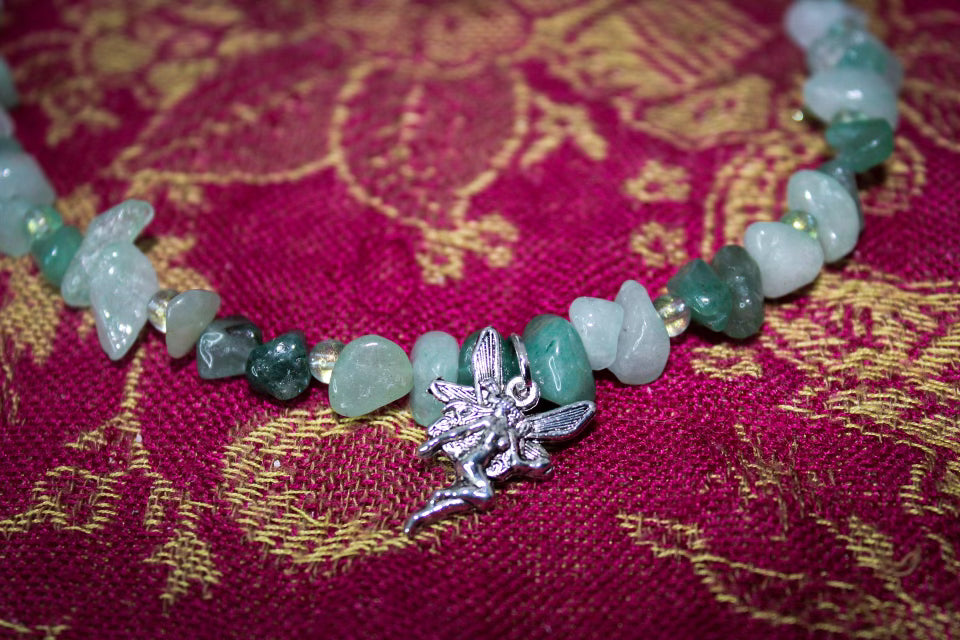 Green Aventurine Fairy Necklace