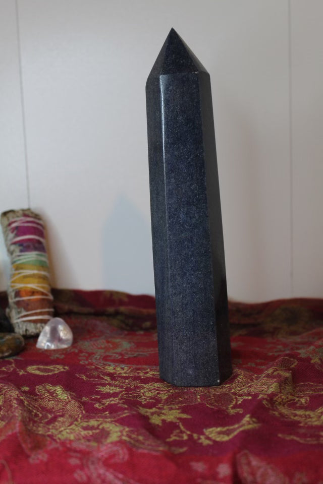 Lazulite crystal tower