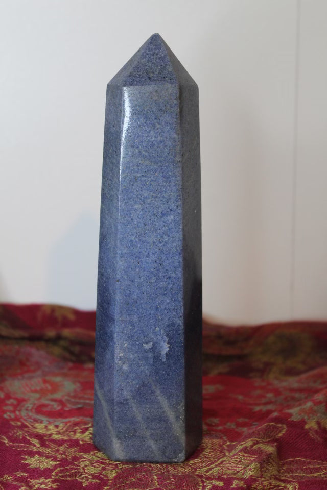 Lazulite crystal tower