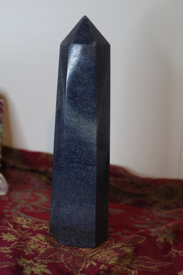 Lazulite crystal tower