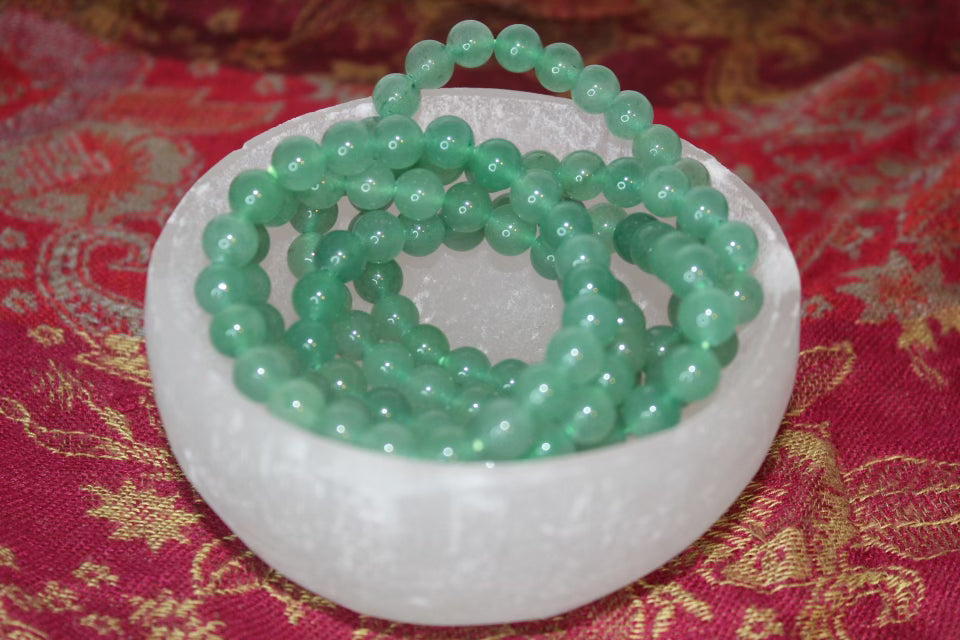 Green aventurine crystal bracelet