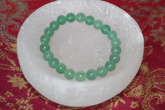 Green aventurine crystal bracelet