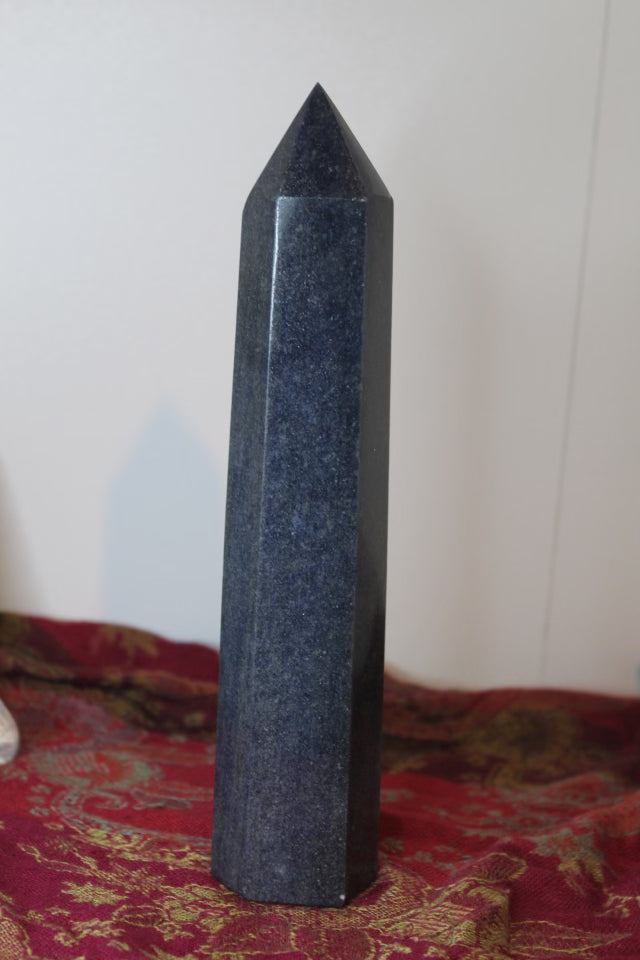 Lazulite crystal tower