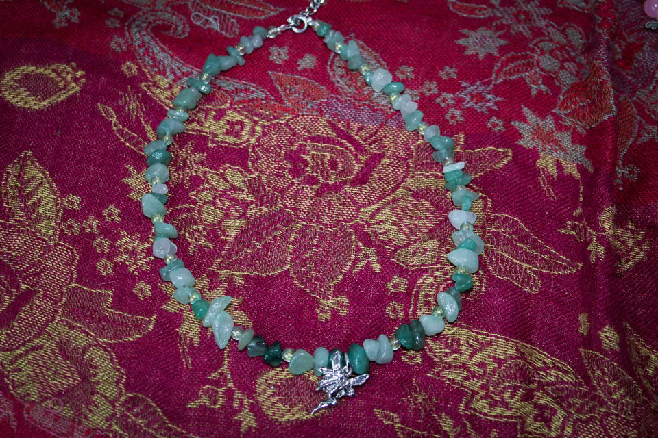 Green Aventurine Fairy Necklace