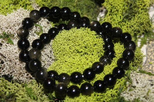 Silver Sheen Obsidian Bracelets