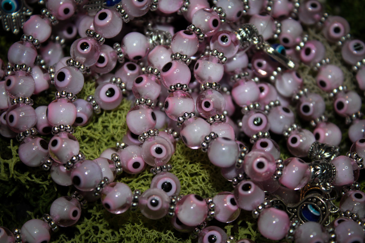 Pink Evil Eye Bracelet