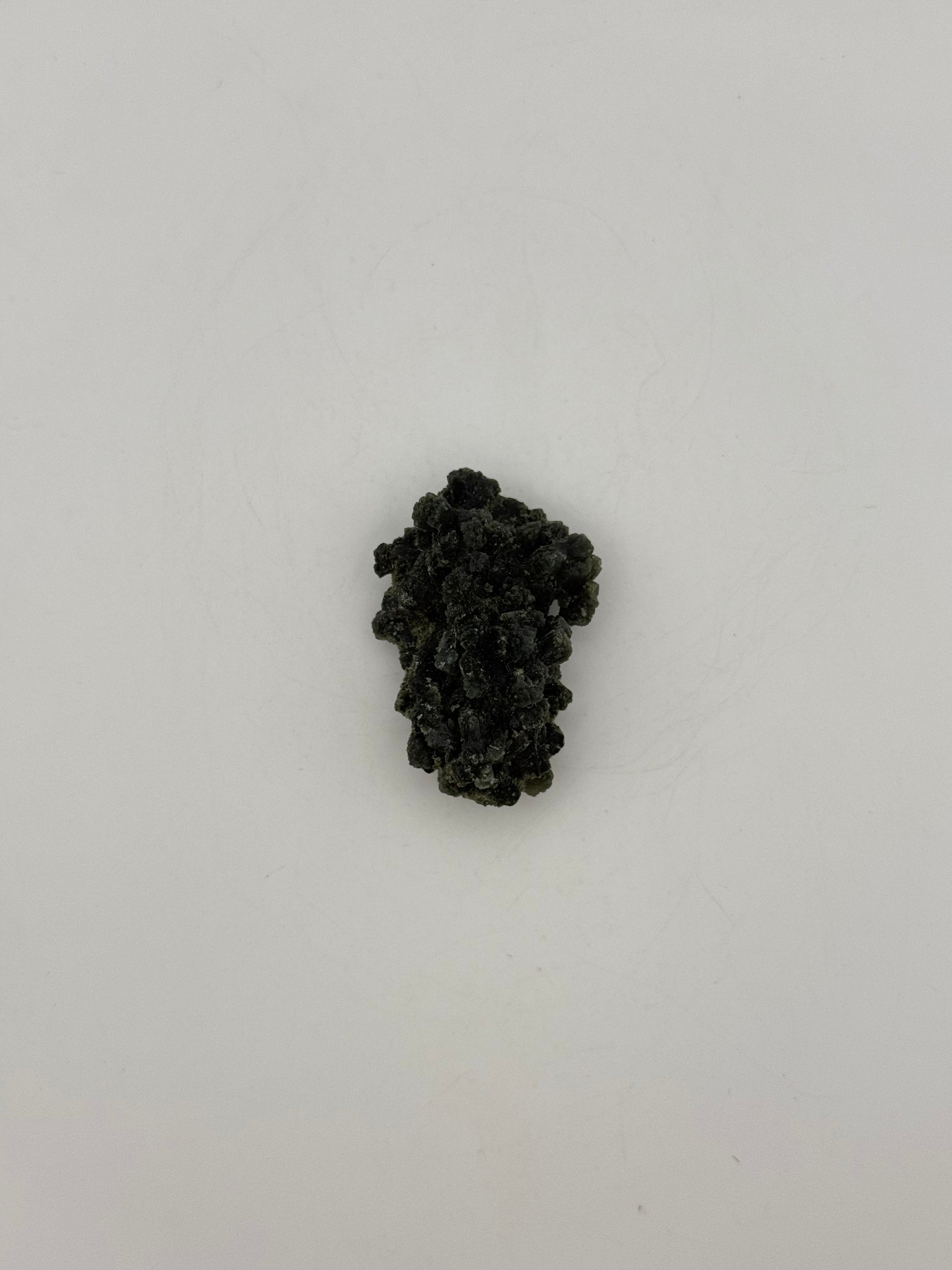 Raw prehnite specimen with amazing green color.