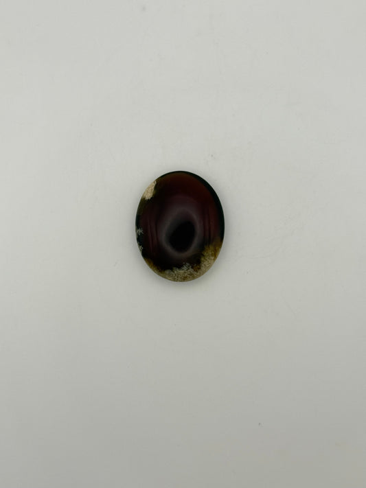 Amber shaped into an oval