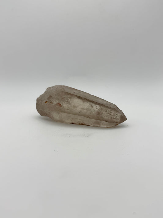 Smoky quartz point.