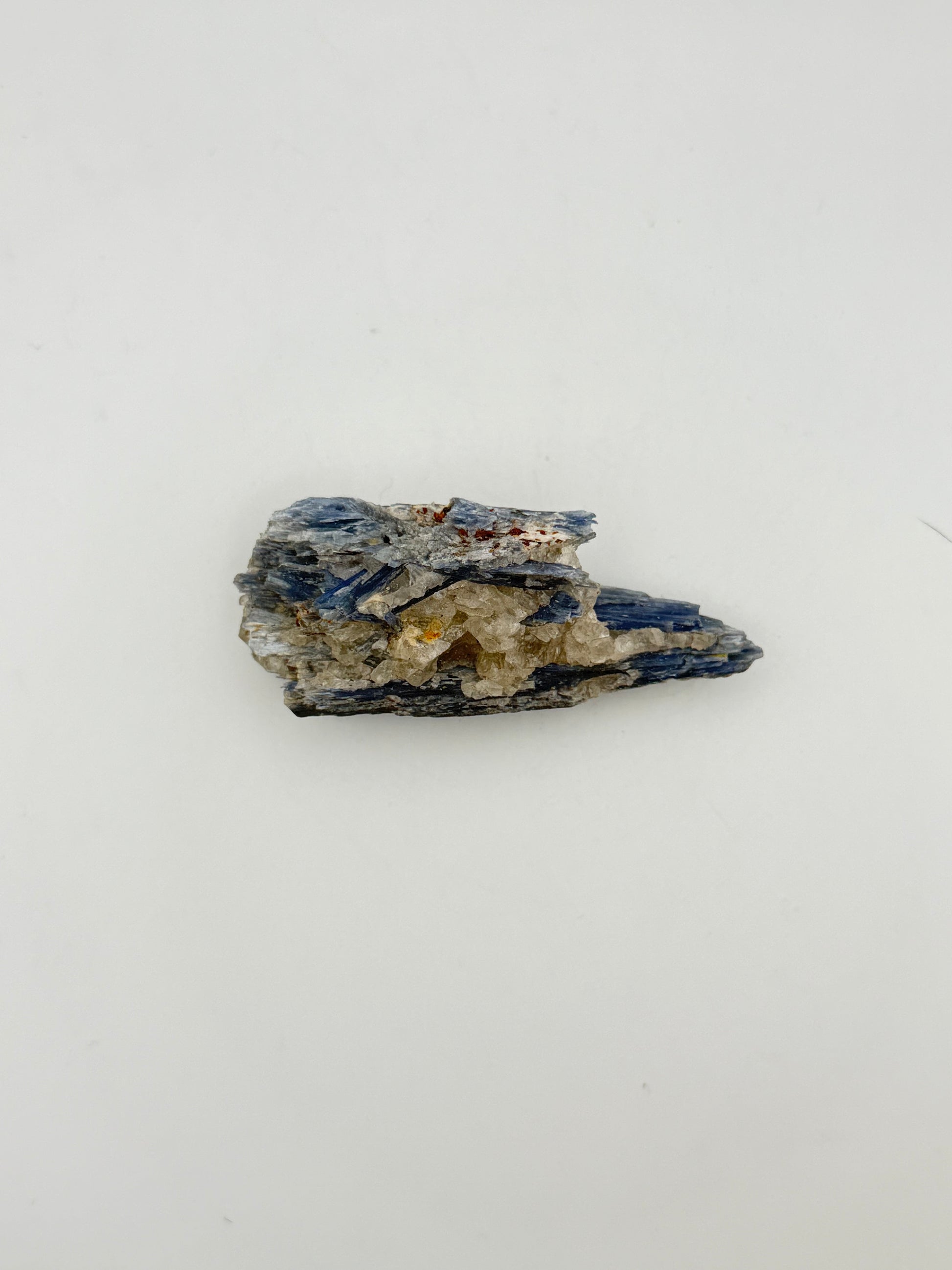 Blue Kyanite crystal cluster