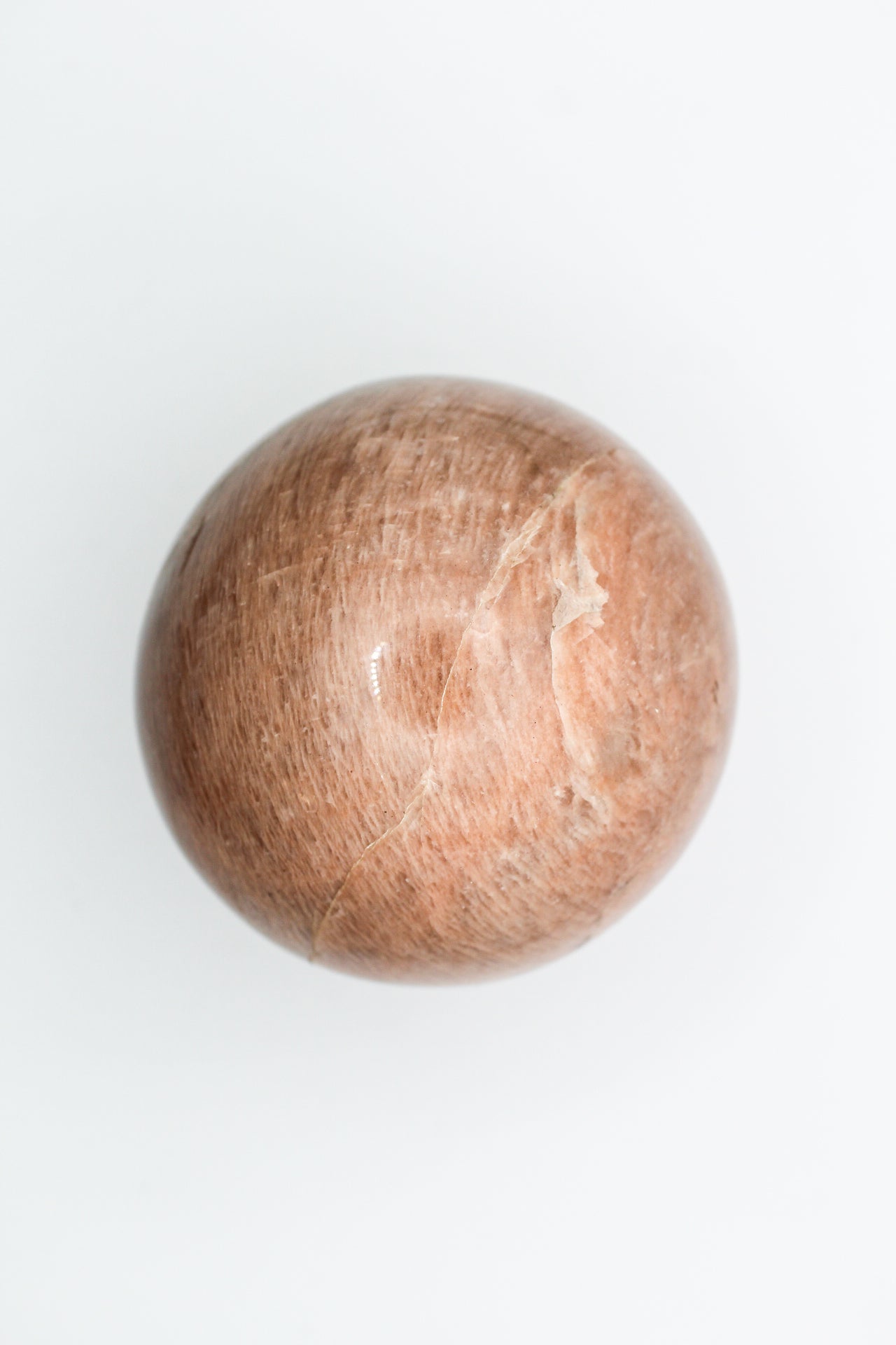 Peach Moonstone Sphere 1