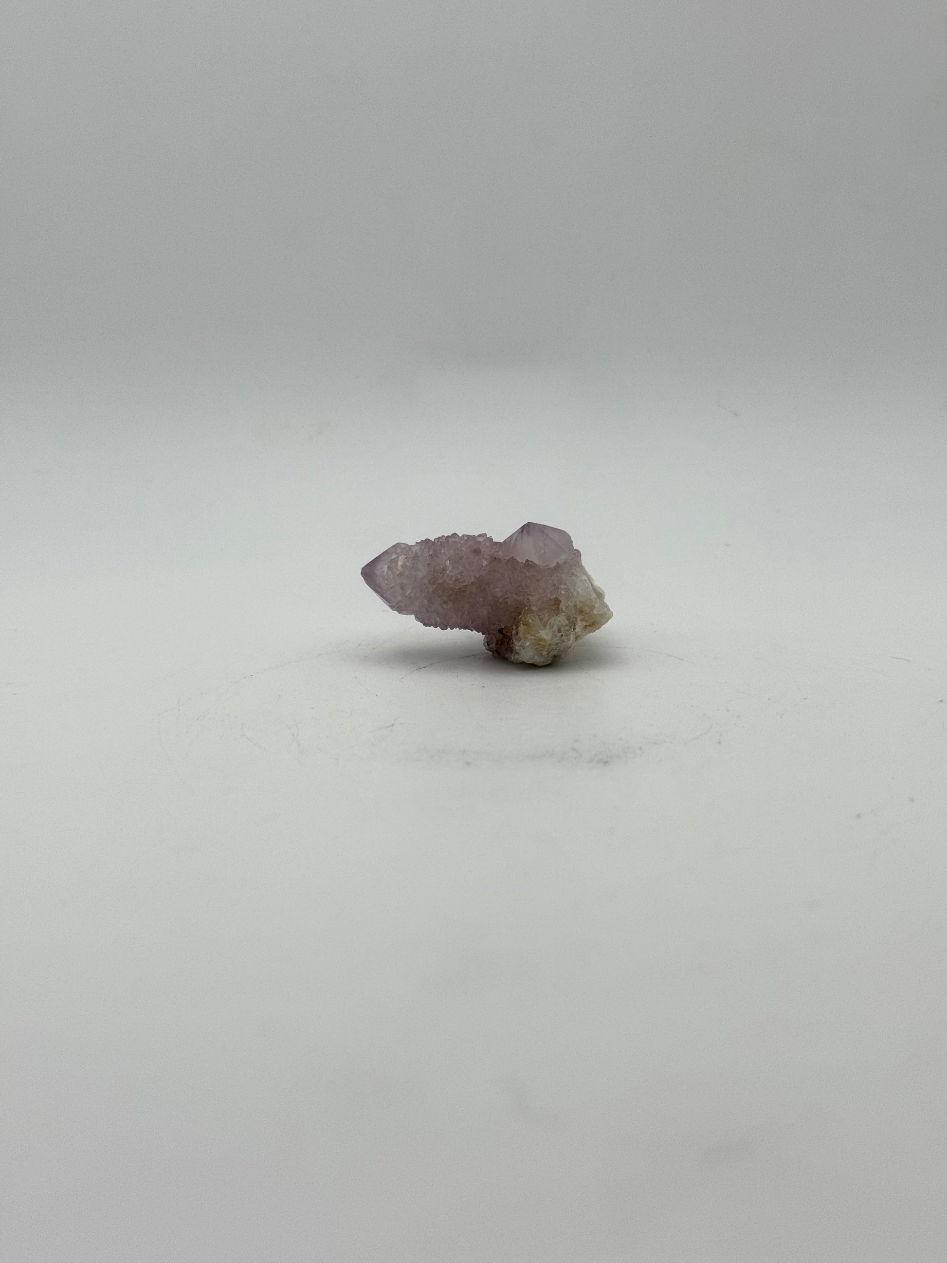 Raw specimen of spirit quartz.