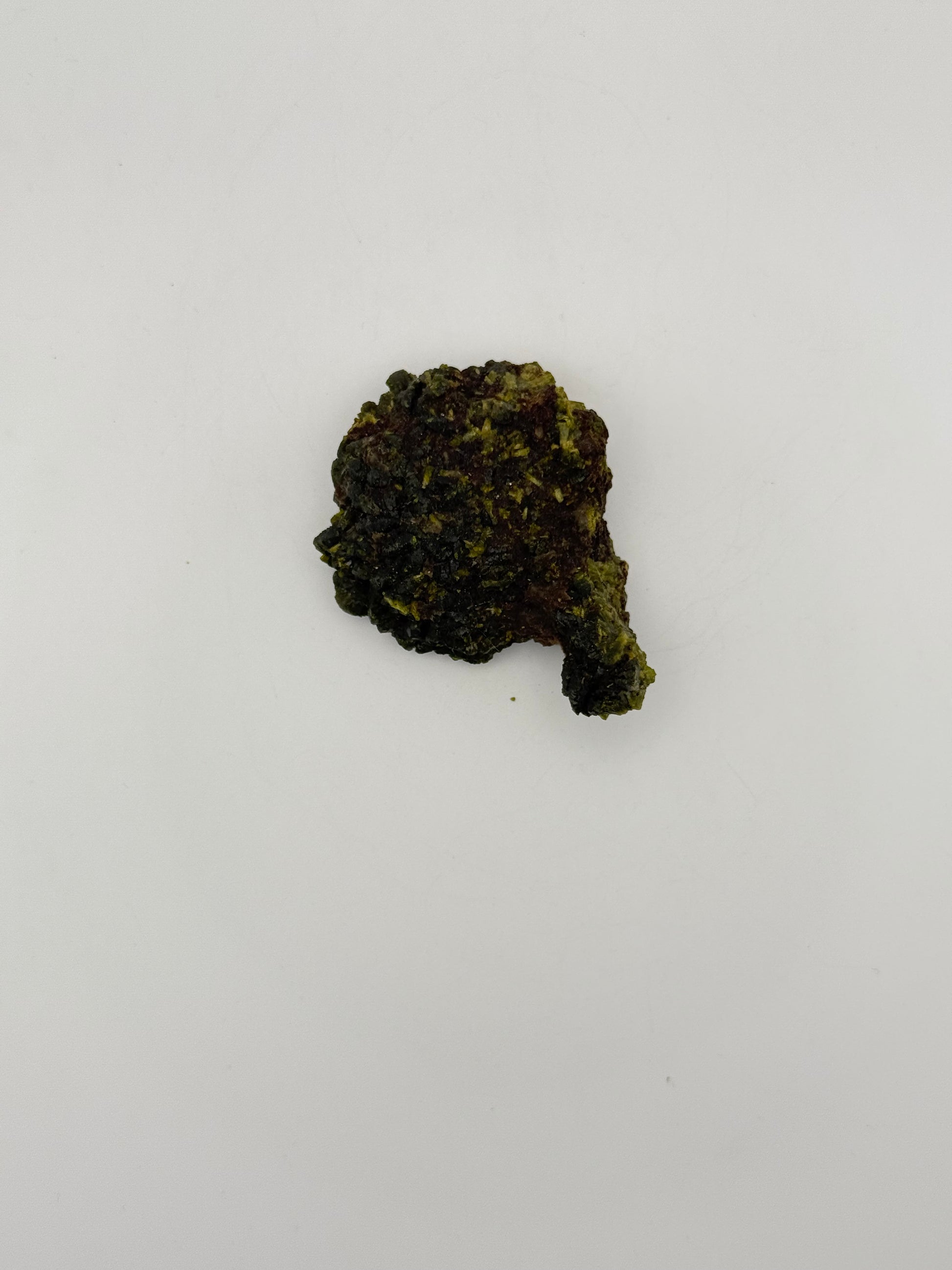 Epidote crystal cluster with good green color.