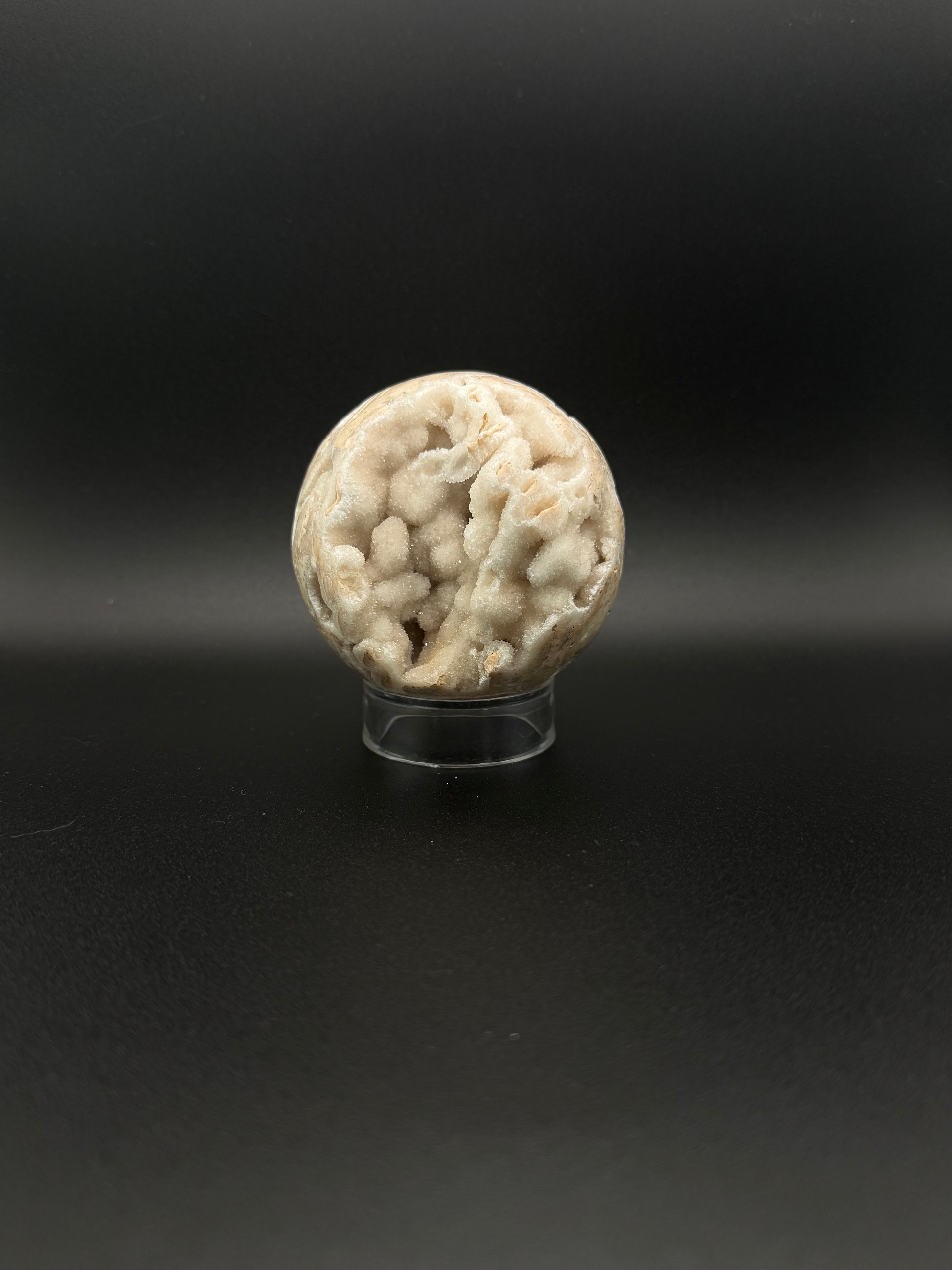 Sphere shaped calcite crystal.
