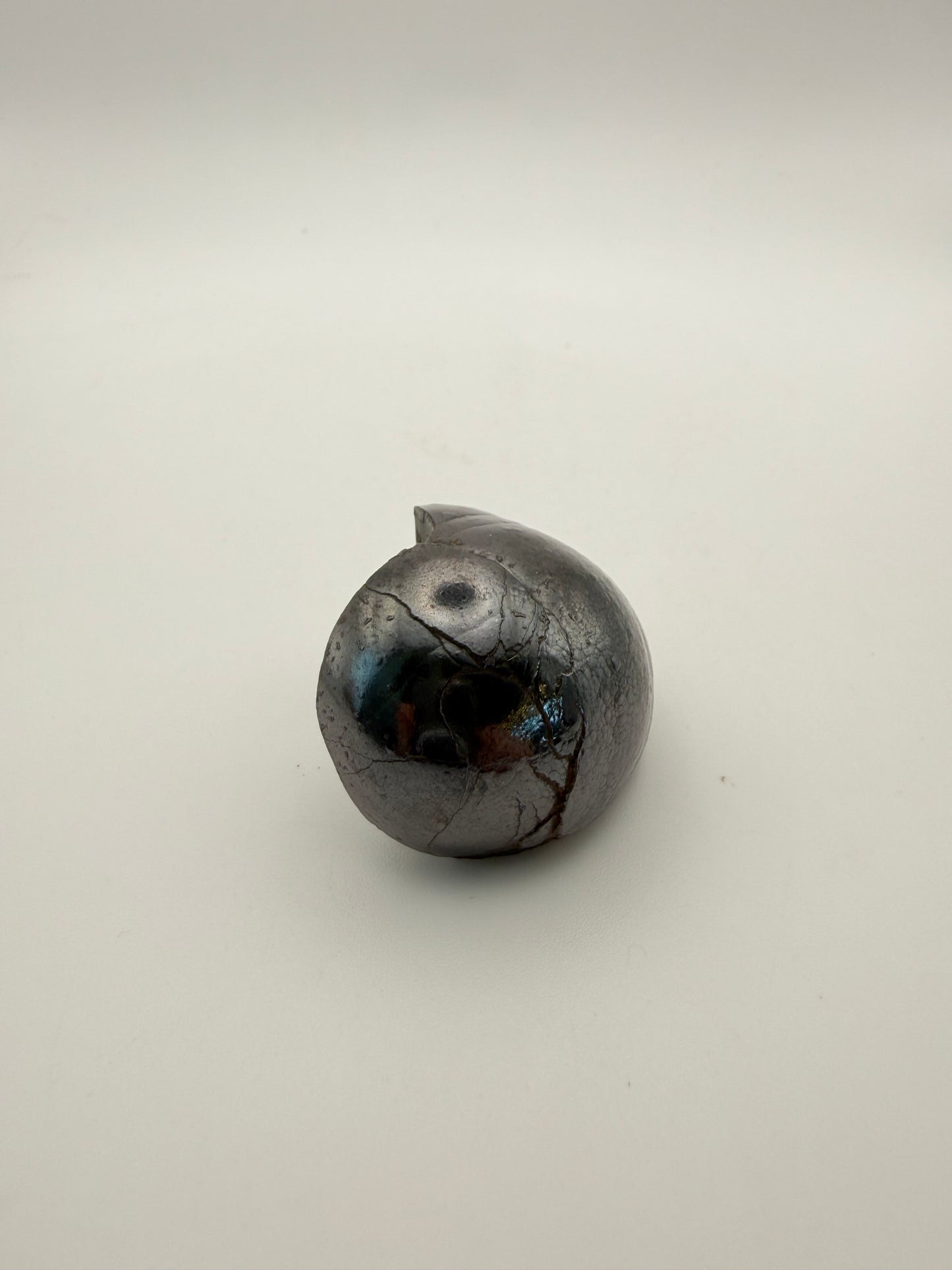 Small raw hematite specimen.