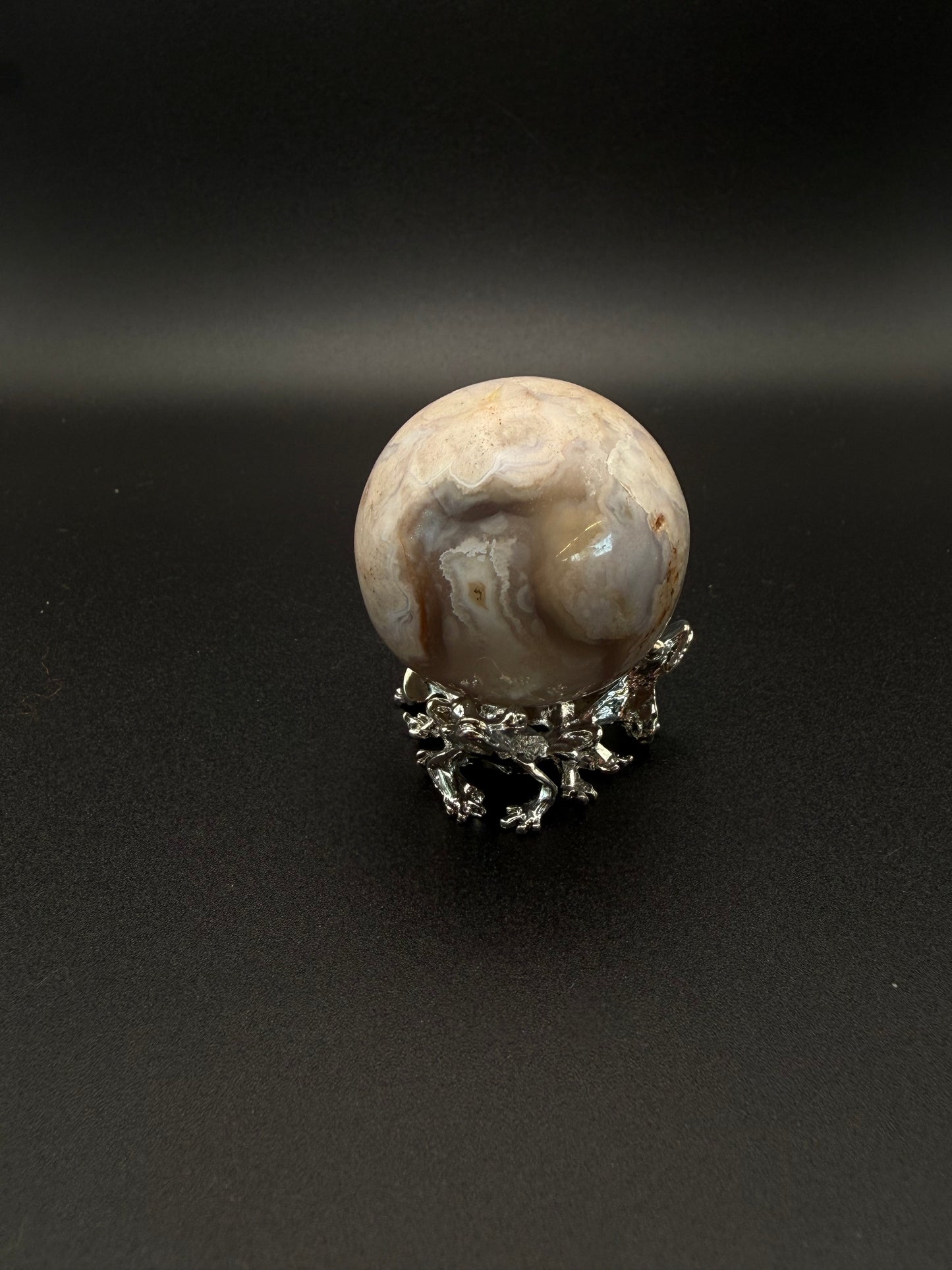 Flower Agate Sphere 8