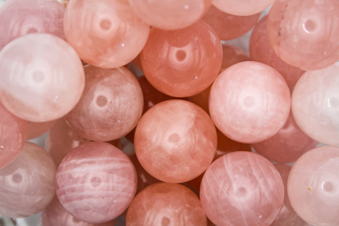 Rose Quartz Spheres -22mm