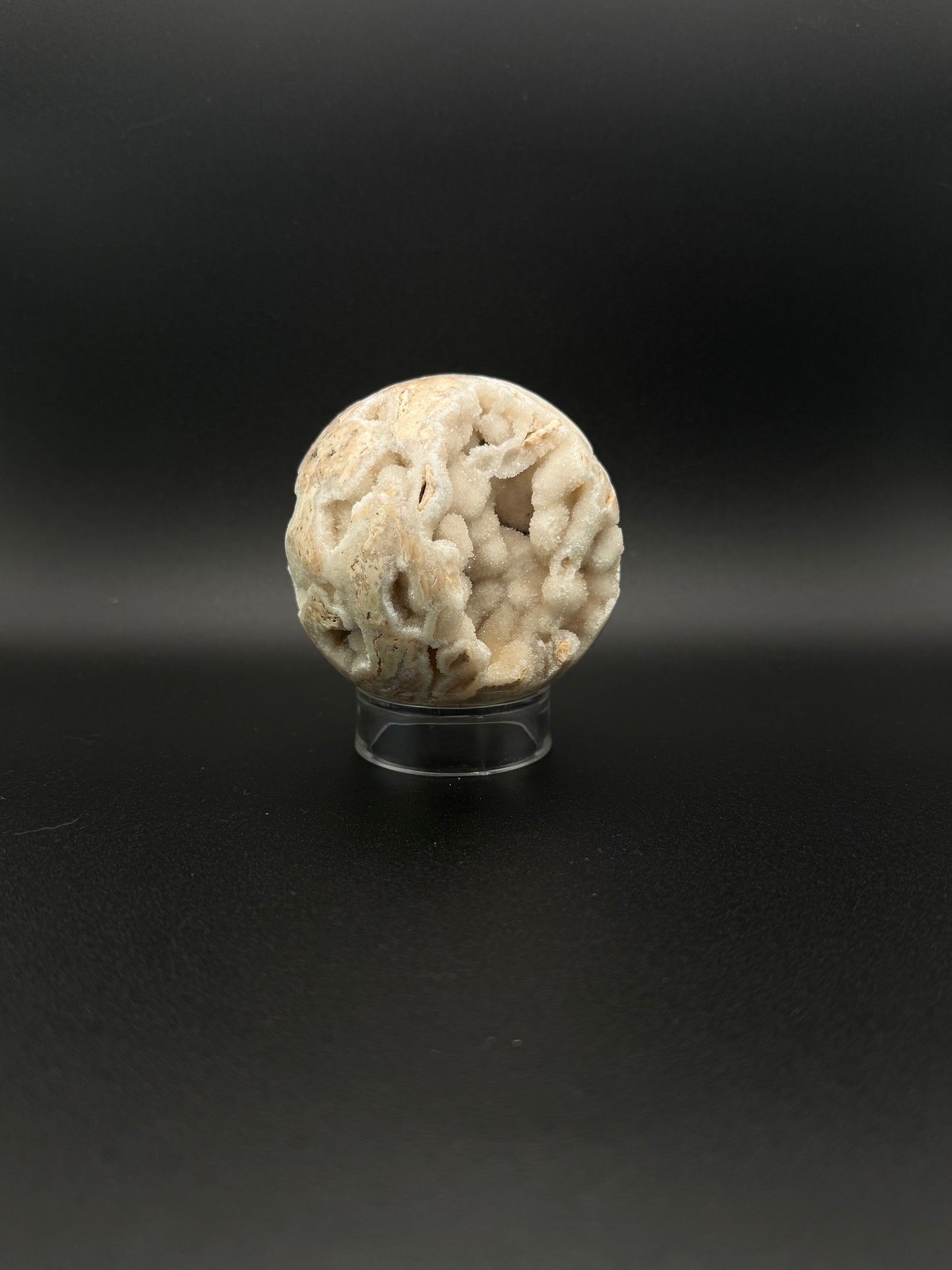 Sphere shaped calcite crystal.