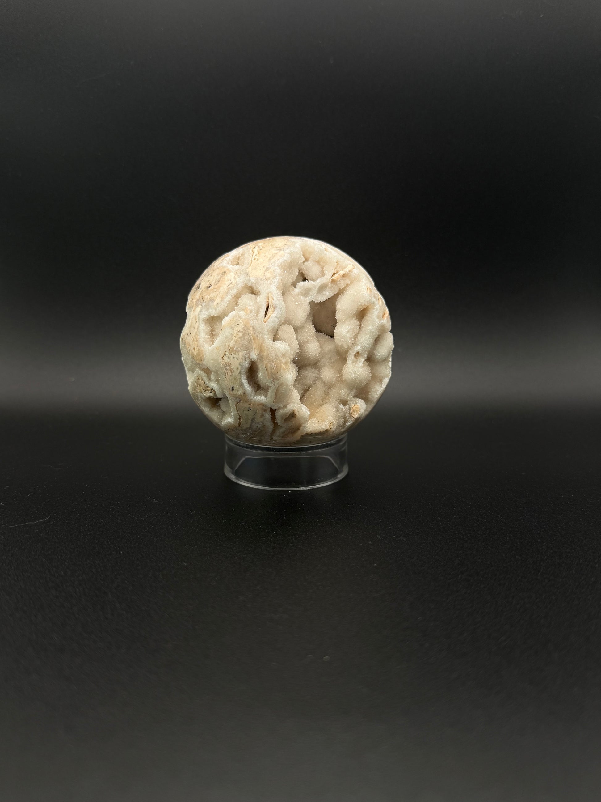 Sphere shaped calcite crystal.