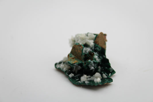 Raw velvet malachite specimen