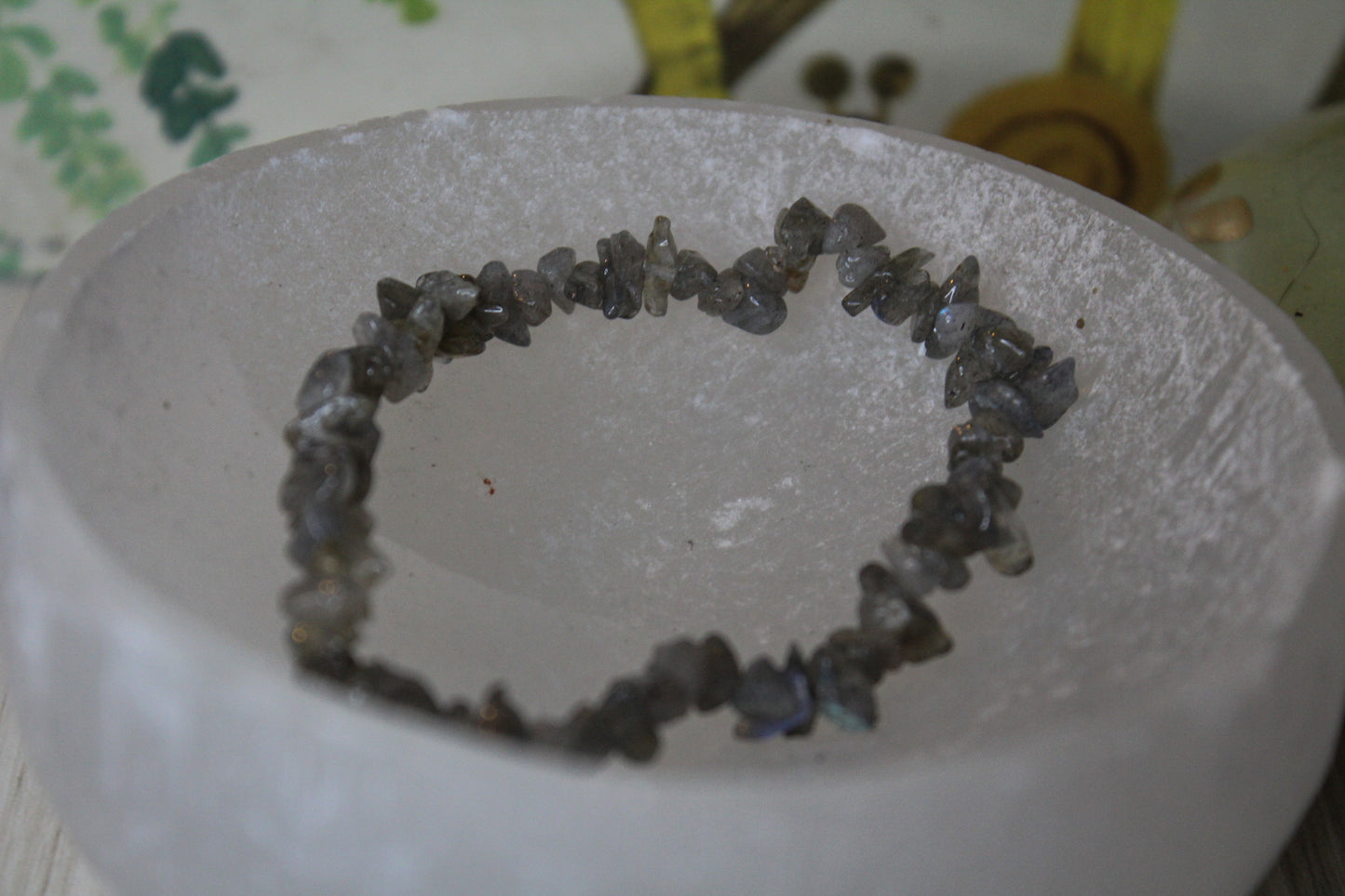 Labradorite Chip Bracelet