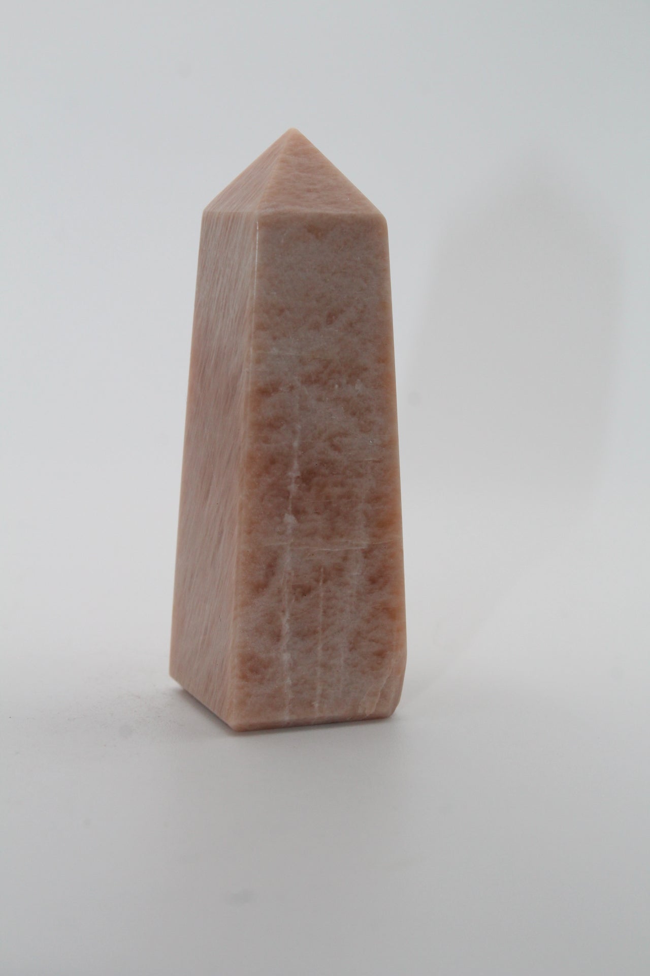 Peach Moonstone Tower -4 sided