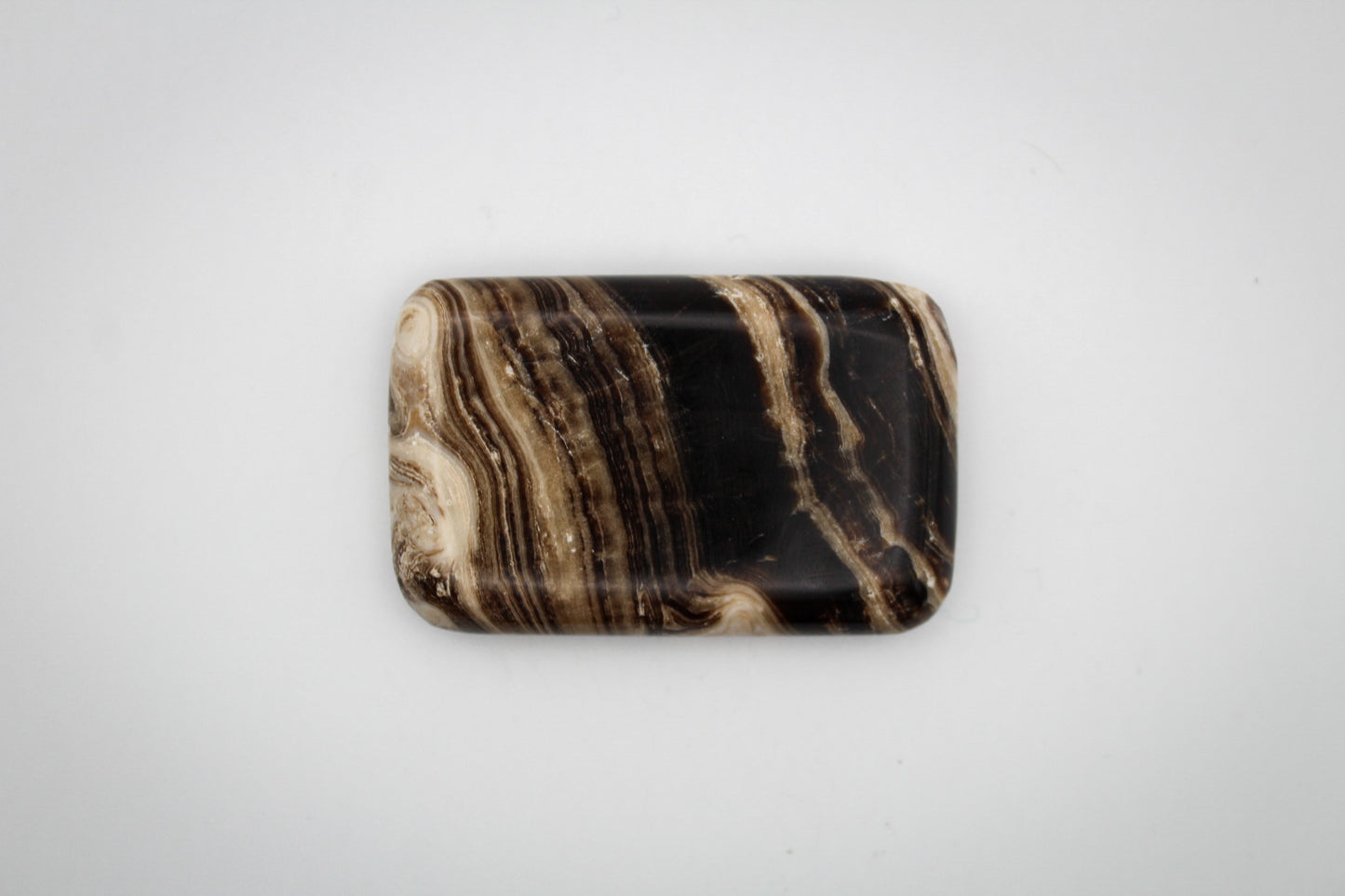 Chocolate Calcite Rectangle Soap 2