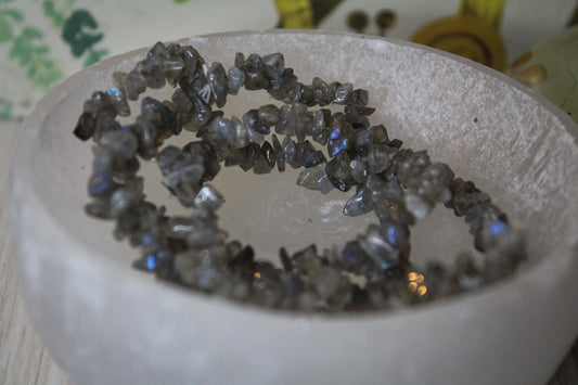 Labradorite Chip Bracelet