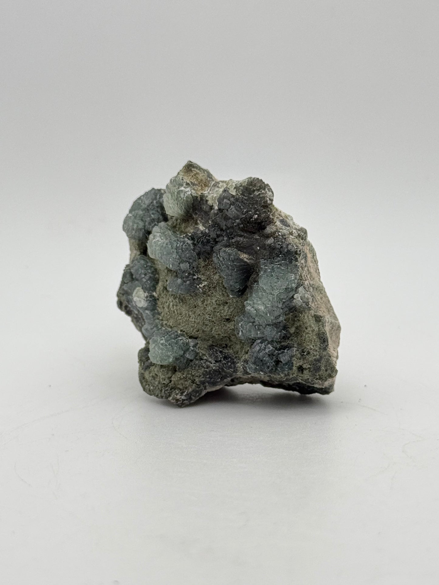 Raw prehnite specimen with amazing green color.