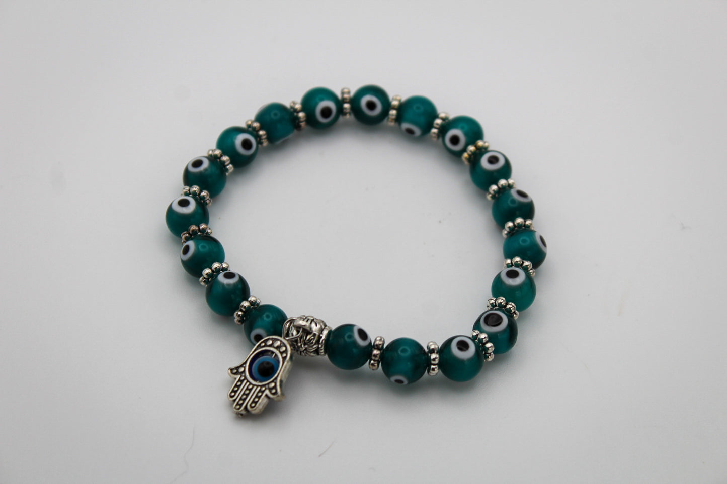 Teal Evil Eye Bracelet