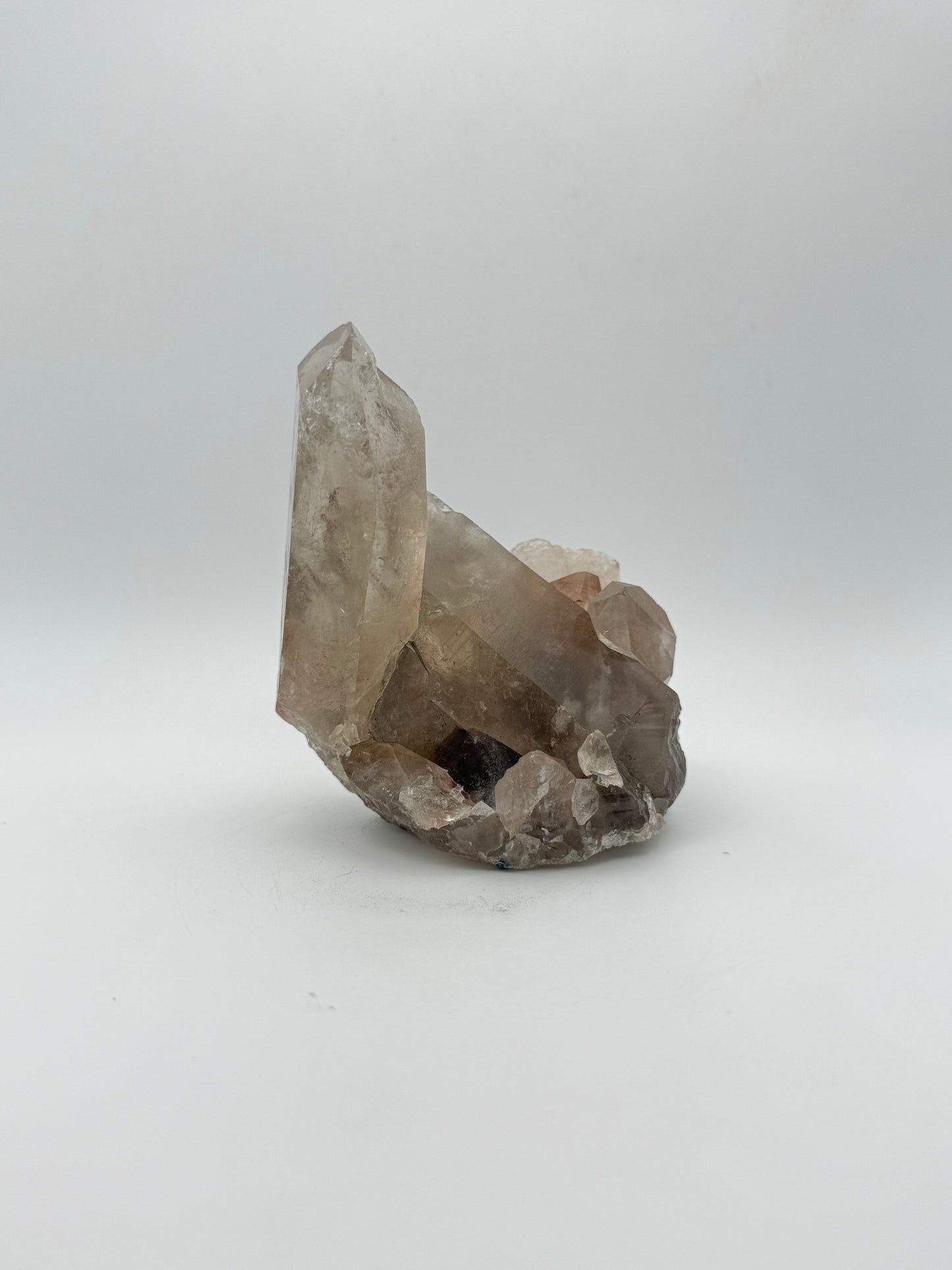 Smoky quartz is known to help release emotional baggage, helps heal old wounds, and connects you deeper to the earth. This smoky quartz is ethically sourced from Brazil.&nbsp;